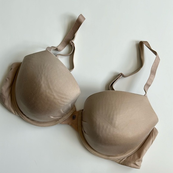Victoria’s Secret Fabulous Lined Demi - Nude Tan - 36D - Picture 1 of 9